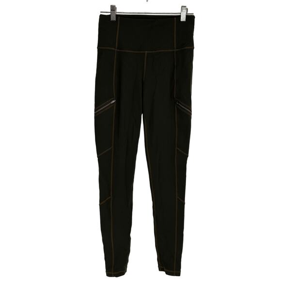 Athleta Green Metro Drifter High Rise Tight Leggings Size Small - Picture 1 of 8